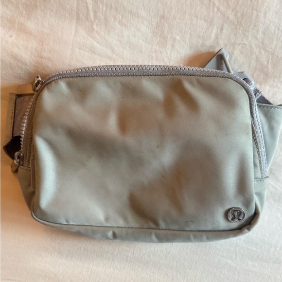 lululemon athletica Handbags - lululemon athletica Large Light Gray Belt Bag
